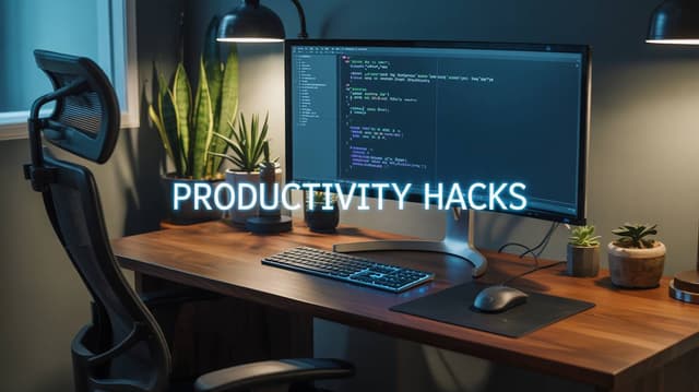 Developer Deep Work Station